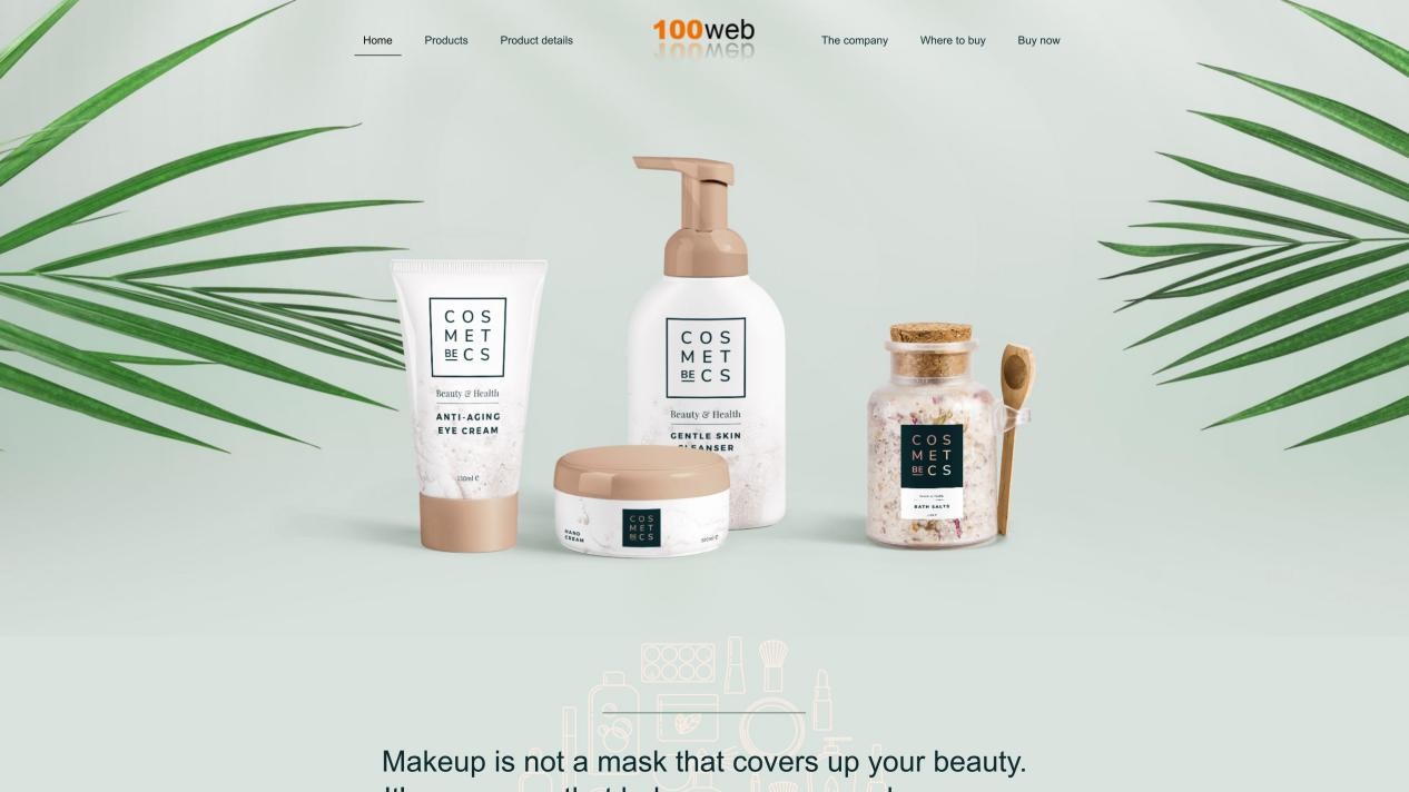 100WEB美妆产品网站设计推荐